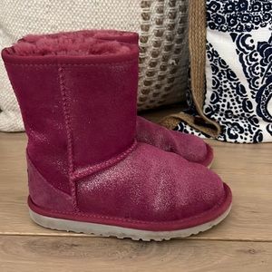 Ugg boots pink size 12